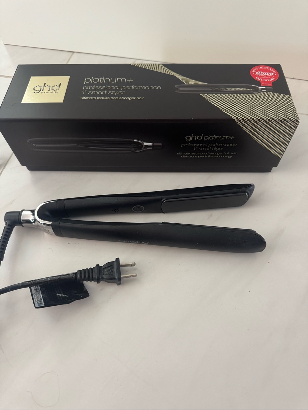 ghd Platinum+ Black Hair Styler - Black Finish